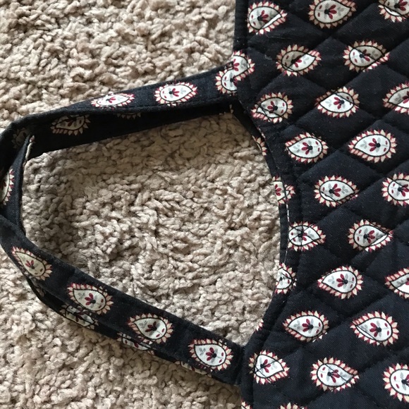 Vera Bradley black and white patterned purse - Picture 7 of 13